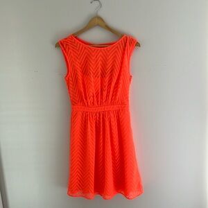 J Crew party dress. Bright coral. Size 0